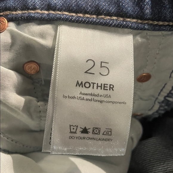 MOTHER “HALF PIPE ANKLE” *WASH: DID YOU BRING ME ANYTHING *SIZE 25 *NWT $278.00 - Picture 8 of 12
